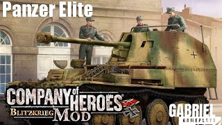 Panzer Elite  Company Of Heroes Blitzkrieg Mod [upl. by Dimond]