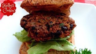 Air fryer Black Bean Burger RecipeCooks Essentials [upl. by Leaper]