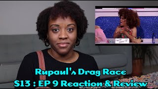 RuPauls Drag Race S13  Ep 9 quotThe Snatch Gamequot Reaction amp Reviewquot [upl. by Kare16]