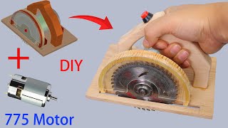 775 motor to create a handheld cutting machine（Free template） [upl. by Ybbil]