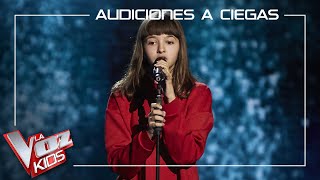 Inés Burgos canta Always Remember Us This Way  Audiciones a ciegas  La Voz Kids Antena 3 2021 [upl. by Bartosch]