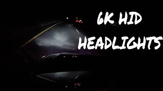 6000K HID Headlights [upl. by Latsyrhc]