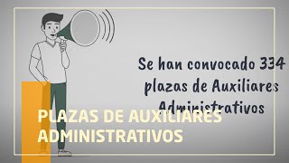 Convocadas 334 plazas de Auxiliares Administrativos en la Comunidad de Madrid [upl. by Rehotsirhc]