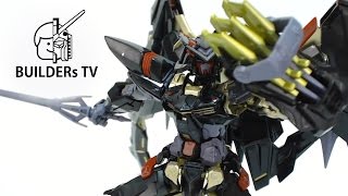 Use Gold Spray for the Frame  RG GUNDAM ASTRAY GOLD FRAME AMATSU MINA Speed Build Review [upl. by Eterg682]