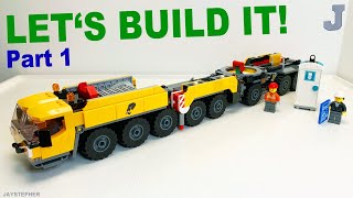 LEGO City 2024 Mobile Construction Crane 60409 Build Part 1 [upl. by Baer570]