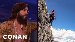 Jared Leto Is A Serious Rock Climber  CONAN on TBS [upl. by Madi]