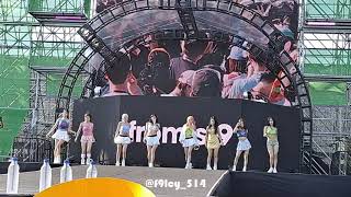 240803 WATERBOMB 2024 INCHEON fromis9  menow [upl. by Haziza879]