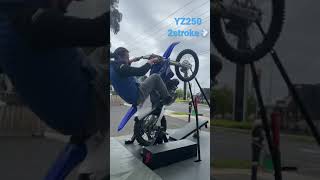 Wheelie on a YAMAHA YZ250  WHEELIE MACHINES AUSTRALIA [upl. by Bayard]