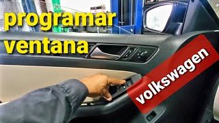 pasos para programar ventana volkswagen  window relearning [upl. by Allicserp]