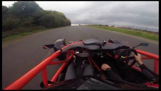 Supercharged Ariel Atom Hot Laps at Prestwold Driving Centre [upl. by Ilat]