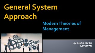 General System Approach to Management in Hindi  Modern Theory of Management  NTA UGC NET Commerce [upl. by Ellenad]