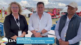 John Steenhuisen visits NAMPO to help tackle looming food security crisis [upl. by Ludovico]