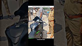 Kash Aisa Police Officer har jagah hote Raftarking01 shorts bike rider police policevsbiker [upl. by Amyaj276]