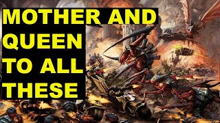 Tyranid Norn Queen 40k Lore Warhammer 40000K Lore Tyranid Lore [upl. by Stronski]