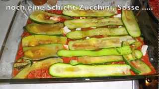 LCHFLasagne by quotSchwerdt am Herdquot LowCarb mit Zucchini [upl. by Lamond]