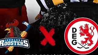 Vlog 4 vom 150924 iserlohn Roosters gegen Düsseldorfer eg [upl. by Anilos230]