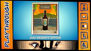 Vinhos 2010 Reserve Edition  Playthrough  2 player  Aged in Half the Time [upl. by Eerac528]