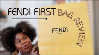 FENDI FIRST  Bag Review and Whats in My Bag [upl. by Yenaled]