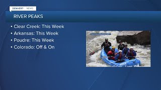 Rapid snowmelt creating high water for rafting [upl. by Brok]