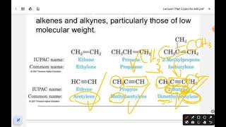 Lec 5 part 3 Naming Alkene and Alkynes  Organic Chemistry  Biotechnology [upl. by Ralat]