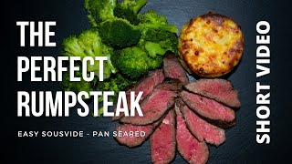 The Perfect Rump Steak  Pan Seared Rump Steak  Shorts [upl. by Kenweigh417]