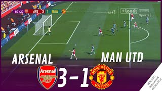 ARSENAL vs MANCHESTER UNITED 31 MATCH HIGHLIGHTS • Video Game Simulation amp Recreation [upl. by Okiram62]