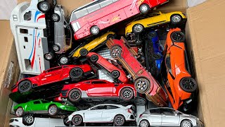 BOX FULL OF Diecast Cars  Toyota Yaris Honda Civic Porsche GTR Mercedes Benz Rolls Royce Bus [upl. by Nagem]