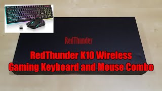 RedThunder K10 Wireless Gaming Keyboard and Mouse Combo [upl. by Riada]