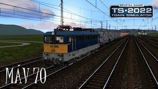 Train Simulator 2022  MÁV 70  431 096  Cement vonat Szob  Vác [upl. by Sillyrama]