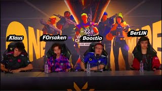 VCT Champions Pre Event Press Conference ft PRX f0rsakeN EG Boostio KRU Klaus FPX BerLIN [upl. by Etnomaj]