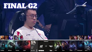 WBG vs T1  Game 2  Grand Finals LoL Worlds 2023  T1 vs Weibo Gaming  G2 full [upl. by Stephani]