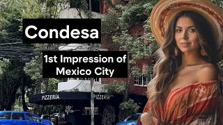 Is Mexico City Dangerous Condesa District and 1st Mexica Impression [upl. by Yelsnia803]