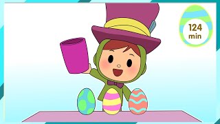 🍫 POCOYO amp NINA EPISODIOS  Huevos de Chocolate en Pascua 124 min  CARICATURAS y DIBUJOS ANIMADOS [upl. by Llewellyn]