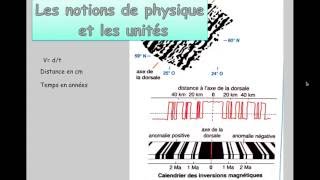 calcul vitesse de déplacement dune plaque par étude du paléomagnétisme [upl. by Eedrahs]