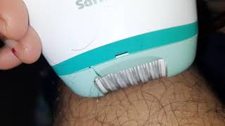 Philips BRE 245 epilator 5 minute Heating test epilator hairremoval [upl. by Haldan841]