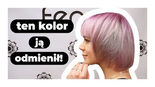 Nowoczesny Kolor Który Odmienił Naszą Modelkę  Tutorial [upl. by Nalac]