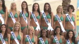 Miss USA 2009 Swimsuit Photo Shoot [upl. by Ikila]