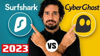 Surfshark VPN vs CyberGhost  Comparativa de las MEJORES VPN 2023 [upl. by Mayworm]