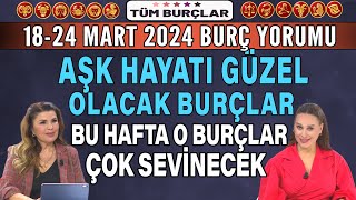 1824 Mart 2024 Nuray Sayarı burç yorumu Aşk hayatı güzel burçlar Bu hafta o burçlar çok sevinecek [upl. by Naugal]