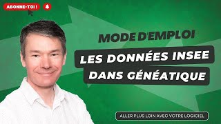 Les données INSEE dans Généatique  Mode demploi [upl. by Petula]