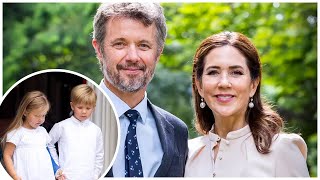 WHO DO PRINCESS MARY AND PRINCE FREDERIKS TWINS LOOK LIKE [upl. by Swart]