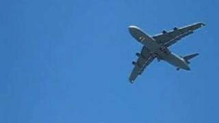 C5 Galaxy overflying San Carlos CA [upl. by Paula]