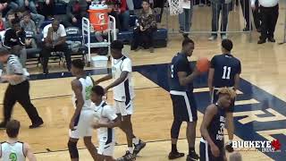 Charles Bediako Sophomore center grabs doubledouble against Bella Vista [upl. by Anoik]