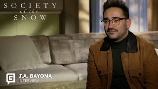 Society of the Snow director JA Bayona on the iconic story [upl. by Aihsekal]