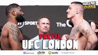 Previa UFC London Curtis Blaydes vs Tom Aspinall Paddy Pimblett regresa [upl. by Clyde887]