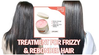 HAIR TREATMENT PARA SA FREEZY AND REBONDED HAIRBREMOD HAIR MASK PERFORMANCE ARGAN OILTUTORIAL [upl. by Kavanagh]