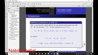 3 Analyse fonctionnelle rappels sur les espaces topologiques التذكير بالاستمرار والنهاية [upl. by Ravens]