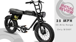 LAMASSU MATCHLESS LAM010 20quot Cafe Racer Electric Bike Review [upl. by Lipsey]