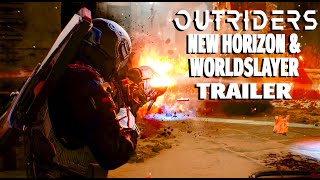 Outriders  New Horizon amp Worldslayer Trailer [upl. by Hayashi]