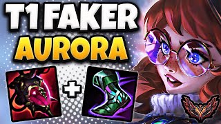 T1 Faker Aurora vs Lucian  MID  Korea Grandmaster Patch 1415 ✅ [upl. by Shelia]